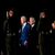 Joe Biden (M,l-r), Präsident der USA, wird von Andres Manuel Lopez Obrador, Präsident von Mexiko, mit militärische Ehren bei seiner Ankunft am internationalen Flughafen begrüßt. - Foto: Andrew Harnik/AP/dpa