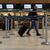 Ein Reisender geht mit einem Koffer zu einem Check-in-Schalter. Die Gewerkschaft Verdi hat für Mittwoch einen ganztägigen Warnstreik am Hauptstadtflughafen BER angekündigt. - Foto: Paul Zinken/dpa