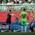 Hertha-Nachwuchshoffnung Ibrahim Maza (2.v.r) erzielte den 1:1-Ausgleich in Wolfsburg. - Foto: Swen Pförtner/dpa