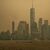 Die Skyline von Manhattan ist teilweise vom Rauch der kanadischen Waldbrände vernebelt. - Foto: Matt Davies/PX Imagens via ZUMA Press Wire/dpa