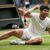 Nach fünf Sätzen fiel Carlos Alcaraz erleichtert nach seinem ersten Wimbledon-Sieg auf den Boden. - Foto: Victoria Jones/PA Wire/dpa