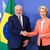 EU-Kommissionspräsidentin Ursula von der Leyen begrüßt den brasilianischen Präsidenten Luiz Inácio Lula da Silva in Brüssel. - Foto: Geert Vanden Wijngaert/AP/dpa