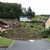 Ein zerstörtes Haus nach einem Hangrutsch in St. Johann im Saggautal im Bezirk Leibnitz in der Steiermark in Österreich. - Foto: Erwin Scheriau/APA/dpa