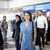 Außenministerin Annalena Baerbock (M, Bündnis 90/Die Grünen) ist auf dem Flughafen in Dubai auf dem Weg zu ihrem Flug. - Foto: Sina Schuldt/dpa