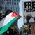 Eine pro-palästinensische Demonstration vor dem israelischen Konsulat in Atlanta. - Foto: John Arthur Brown/ZUMA Press Wire/dpa
