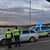 Die Bundespolizei hat am deutsch-polnischen Grenzübergang Stadtbrücke zwischen Frankfurt (Oder) und Slubice mit festen Kontrollen begonnen. - Foto: Patrick Pleul/dpa