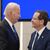 US-Präsident Joe Biden trift den israelischen Staatspräsidenten Izchak Herzog (r). - Foto: Amos Ben-Gershom/GPO/dpa