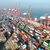 Das Containerterminal im Hafen von Lianyungang in der ostchinesischen Provinz Jiangsu. Die deutsche Außenhandelskammer (AHK) fordert gerechtere Wettbewerbsbedingungen auf dem chinesischen Markt für europäische Unternehmen. - Foto: Wang Chun/XinHua/dpa