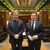 Bayerns Ministerpräsidentv Markus Söder (l) und Botschafter Steffen Seibert im King David Hotel in Tel Aviv. - Foto: Karl-Josef Hildenbrand/dpa