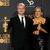 Regisseur Christopher Nolan freut sich mit seiner Frau, der Filmproduzent Emma Thomas, über die Golden Globes. - Foto: Chris Pizzello/Invision/AP/dpa
