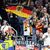 Die deutschen Fans feuerten das DHB-Team in Berlin lautstark an. - Foto: Andreas Gora/dpa