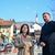 Annalena Baerbock und ihr bosnisch-herzegowinischer Amtskollege Elmedin Konakovic in der Altstadt von Sarajevo. - Foto: Soeren Stache/dpa