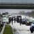 Aufgrund eines Hagelschauers mit Starkregen hat es auf der Autobahn 31 in Niedersachsen zeitgleich mehrere Unfälle gegeben. - Foto: -/NWM-TV/dpa