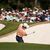 Golf: Scottie Scheffler schlägt aus dem Bunker am siebten Loch. Er gewinnt zum zweiten Mal die US Masters. - Foto: Charlie Riedel/AP/dpa