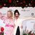 Schauspielerin Sunnyi Melles und ihre Tochter Leonille Wittgenstein mit sichtlich guter Laune vor der Verleihung des Deutschen Filmpreises. - Foto: Christoph Soeder/dpa
