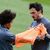 Leroy Sane (l) und Mats Hummels auf dem Trainingsplatz. - Foto: Christian Charisius/dpa