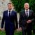 Emmanuel Macron (l) und Olaf Scholz auf Schloss Meseberg. - Foto: Ebrahim Noroozi/Pool AP/dpa