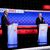 US-Präsident Joe Biden und sein Herausforderer Donald Trump (l) treten bei einem TV-Duell gegeneinander an. - Foto: Gerald Herbert/AP/dpa
