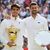 Arm in Arm: Carlos Alcaraz (l) und Novak Djokovic - Foto: Kirsty Wigglesworth/AP