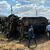 Nach RZD-Angaben kippten in der Region Wolgograd acht Waggons von den Gleisen. - Foto: Uncredited/Kotelnikovsky District Administr/AP/dpa