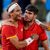 Bei den Olympischen Spielen verpassten Rafael Nadal (l) und Carlos Alcaraz eine Medaille. - Foto: Manu Fernandez/AP/dpa