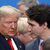 Keine Freunde, aber Nachbarn: Trump und Trudeau - Foto: Evan Vucci/AP/dpa