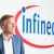 Infineon-Chef Jochen Hanebeck muss die Umsatzprognose wieder senken. (Archivbild) - Foto: Peter Kneffel/dpa