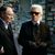 Designer Karl Lagerfeld im Gespräch mit dem Filmemacher Gero von Boehm (links). - Foto: Till Vielrose/ZDF/3sat/dpa