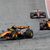 Lando Norris (l) und Oscar Piastri (m) mal wieder an der Spitze. - Foto: Darko Bandic/AP/dpa