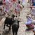 Das Fest in Pamplona dem Stadtheiligen San Fermín gewidmet. - Foto: Miguel Oses/AP/dpa