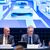 VDA-Geschäftsführer Jürgen Mindel (rechts) und der Rechtsanwalt Christian Vorländer (links) als Vertreter der Messe MÜnchen präsentieren das Konzept der bevorstehenden Automesse IAA. Die bedrängten deutschen Hersteller wollen ein «Signal der Zuversicht» senden.  - Foto: Lennart Preiss/dpa