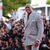 «The Rock» vor dem Festivalpalast. - Foto: Scott A Garfitt/Invision/AP/dpa