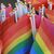 Regenbogenfahnen - Symbol der Community - auf einem Christopher Street Day. (Archivbild) - Foto: Matthias Bein/dpa