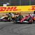 Lando Norris (l) schaffte es kurz vor Schluss doch noch an Charles Leclerc vorbei. - Foto: Nick Didlick/AP/dpa