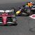 Nur eine virtuelle Safety-Car-Phase rettete Charles Leclerc (vorn) am Ende gegen Max Verstappen. - Foto: Eduardo Verdugo/AP/dpa