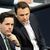Die junge Unionsabgeordneten müssen nun überlegen, ob sie mitmachen - hier Johannes Winkel und Pascal Reddig (r.) von der CDU. (Archivfoto) - Foto: Markus Lenhardt/dpa
