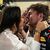 Die Belohnung für die Pole Position bekommt Max Verstappen von Freundin Kelly Piquet. - Foto: Fatima Shbair/AP/dpa