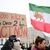 Solidarität mit den Demonstranten im Iran auch in Berlin: Nun hat das Auswärtige Amt den Botschafter des Landes einbestellt. - Foto: Sebastian Christoph Gollnow/dpa