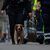 Auch ein Hund war bei der Suche im Einsatz. - Foto: Hannes P. Albert/dpa