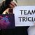 «Team Tricia»: Mitarbeiter stellen sich an die Seite der Festivalleiterin. - Foto: Sebastian Christoph Gollnow/dpa